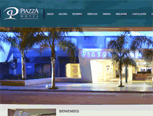 Tablet Screenshot of piazzahotel.com